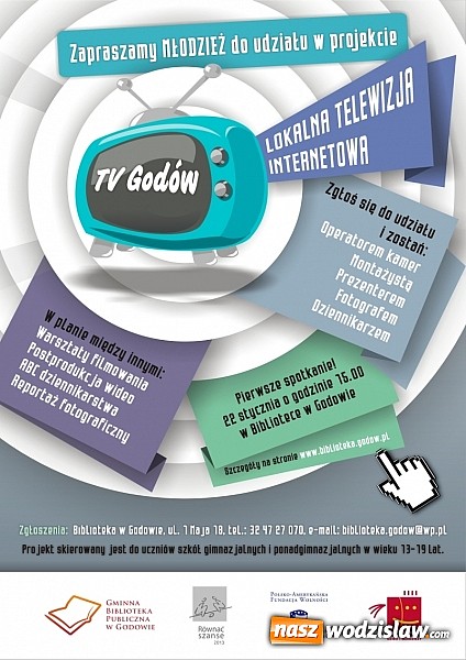 Zdjęcie w galerii na portalu naszwodzislaw.com: Ty też możesz zostać redaktorem. Rusza TV Godów! wiadomości z regionu