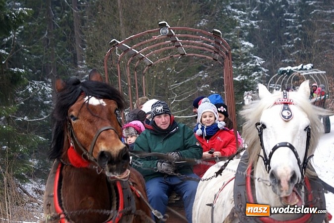 Zdjęcie w galerii na portalu naszwodzislaw.com: Przednia zabawa w czasie kuligu wiadomości z regionu