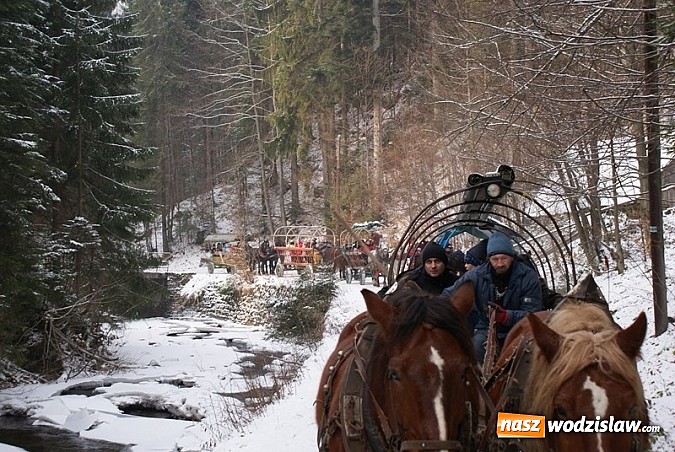 Zdjęcie w galerii na portalu naszwodzislaw.com: Przednia zabawa w czasie kuligu wiadomości z regionu