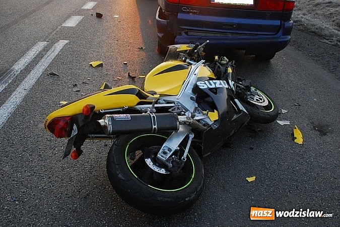 Zdjęcie w galerii na portalu naszwodzislaw.com: Tragiczny początek sezonu motocyklowego - nie żyje 38-latek wiadomości z regionu