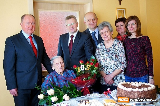 Zdjęcie w galerii na portalu naszwodzislaw.com: Maria Salamon, najstarsza mieszkanka gminy Mszana obchodziła 103. urodziny! wiadomości z regionu