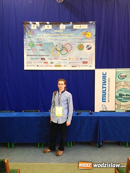 Zdjęcie w galerii na portalu naszwodzislaw.com: Igor Machaj finalistą technicznej olimpiady wiadomości z regionu