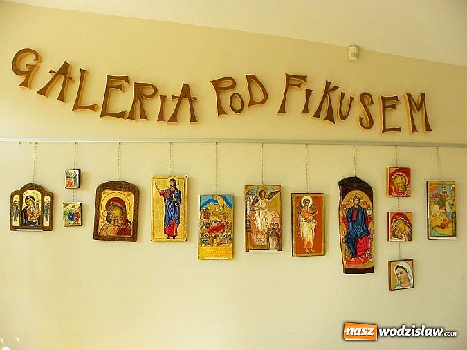 Zdjęcie w galerii na portalu naszwodzislaw.com: Paschalna wystawa w Galerii pod Fikusem wiadomości z regionu