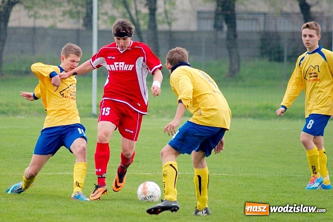 Zdjęcie w galerii na portalu naszwodzislaw.com: Starcie junior&oacute;w Rafako i Lubomi na remis wiadomości z regionu