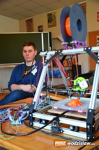 Zdjęcie w galerii na portalu naszwodzislaw.com: Młody wodzisławianin zbudował drukarkę trójwymiarową wiadomości z regionu