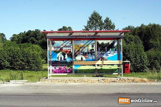 Zdjęcie w galerii na portalu naszwodzislaw.com: Gmina Mszana ma nowe przystanki wiadomości z regionu