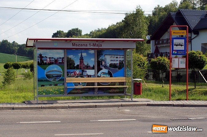 Zdjęcie w galerii na portalu naszwodzislaw.com: Gmina Mszana ma nowe przystanki wiadomości z regionu
