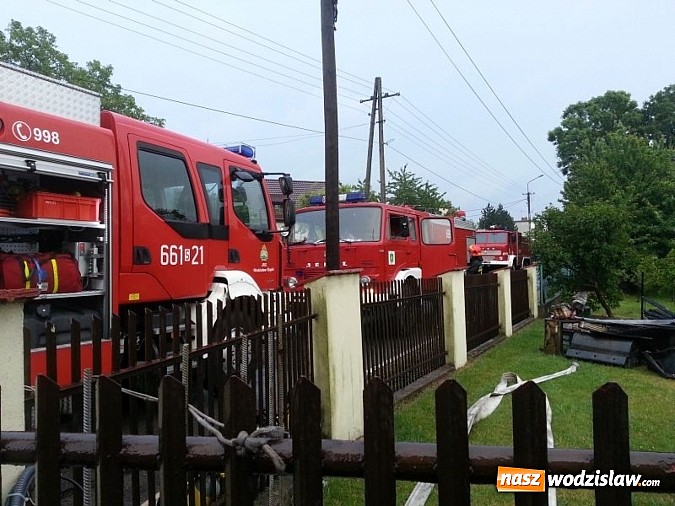 Zdjęcie w galerii na portalu naszwodzislaw.com: P&oacute;ł miliona strat po pożarze w Gorzycach wiadomości z regionu