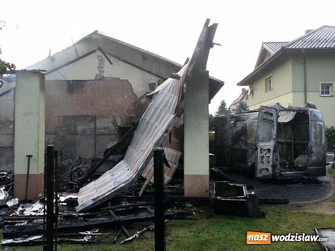 Zdjęcie w galerii na portalu naszwodzislaw.com: P&oacute;ł miliona strat po pożarze w Gorzycach wiadomości z regionu