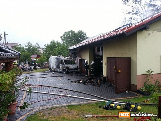 Zdjęcie w galerii na portalu naszwodzislaw.com: P&oacute;ł miliona strat po pożarze w Gorzycach wiadomości z regionu