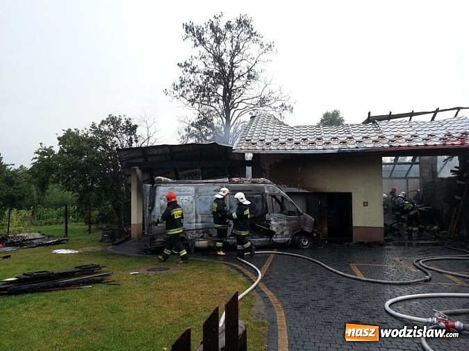 Zdjęcie w galerii na portalu naszwodzislaw.com: P&oacute;ł miliona strat po pożarze w Gorzycach wiadomości z regionu