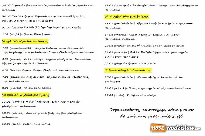 Zdjęcie w galerii na portalu naszwodzislaw.com: Wakacje w Gminie Mszana wiadomości z regionu