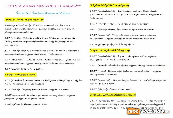 Zdjęcie w galerii na portalu naszwodzislaw.com: Wakacje w Gminie Mszana wiadomości z regionu