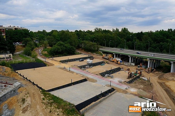 Zdjęcie w galerii na portalu naszwodzislaw.com: Powstający park rozrywki z lotu ptaka wiadomości z regionu