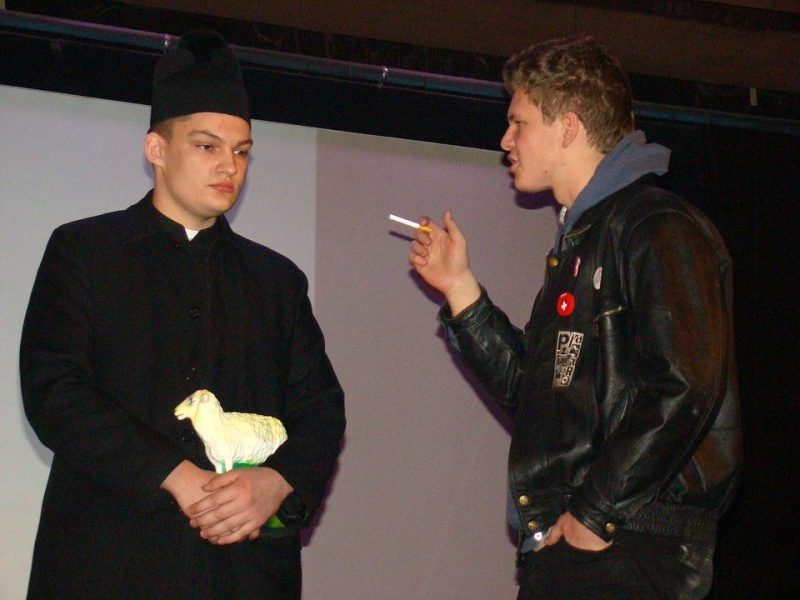 Zdjęcie w galerii na portalu naszwodzislaw.com: Wigilia w rytmie hip-hopu wiadomości z regionu