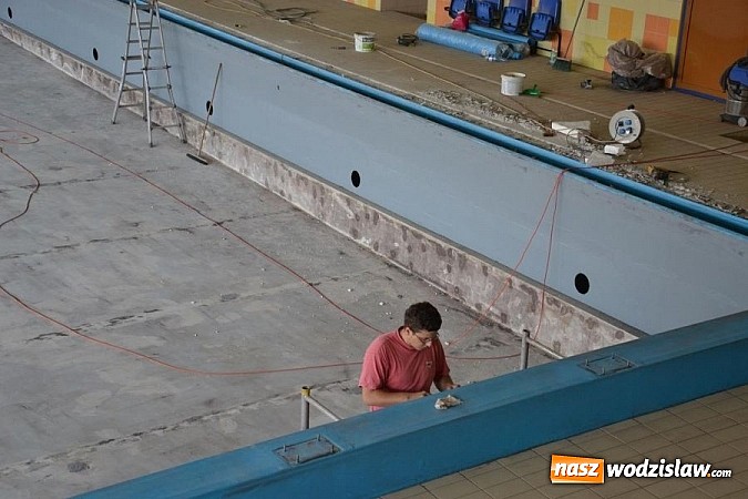 Zdjęcie w galerii na portalu naszwodzislaw.com: Remont na radlińskim basenie  2014 wiadomości z regionu