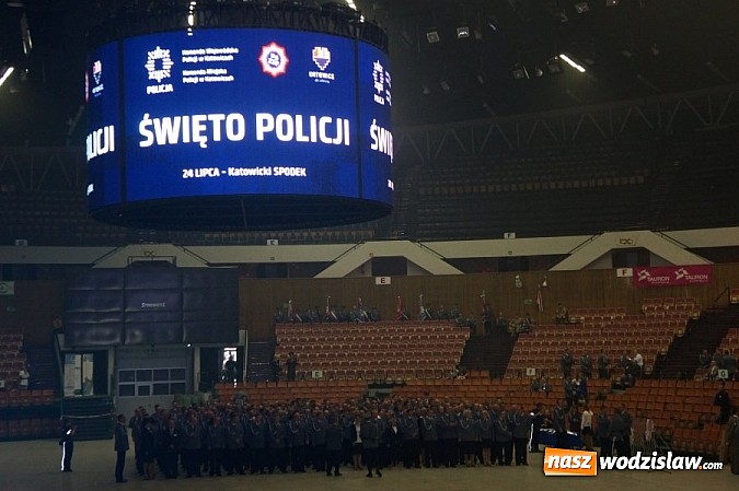 Zdjęcie w galerii na portalu naszwodzislaw.com: Wodzisławscy policjanci w katowickim spodku wiadomości z regionu