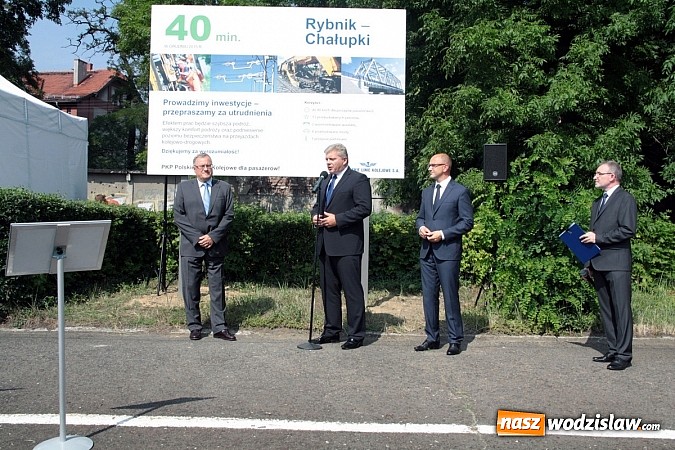 Zdjęcie w galerii na portalu naszwodzislaw.com: Już w przyszłym roku będzie można w 40 minut dojechać z Rybnika do Chałupek wiadomości z regionu