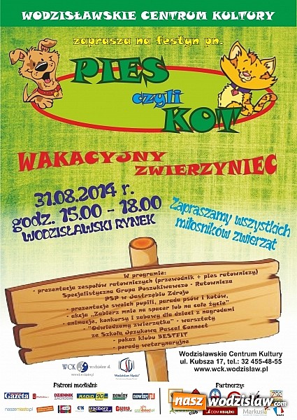 Zdjęcie w galerii na portalu naszwodzislaw.com: Pies, czyli kot – Wakacyjny Zwierzyniec w WCK wiadomości z regionu