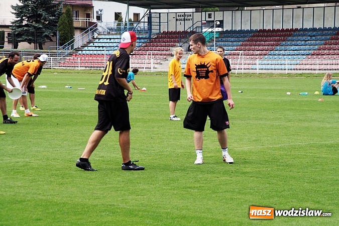 Zdjęcie w galerii na portalu naszwodzislaw.com: Ultimate frisbee na kilka godzin zawładnęło Wodzisławiem!  wiadomości z regionu