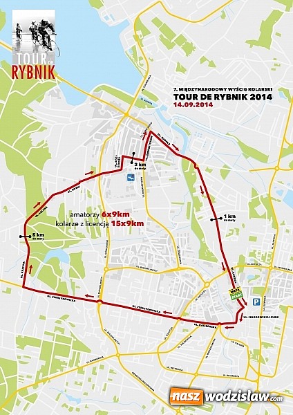 Zdjęcie w galerii na portalu naszwodzislaw.com: Międzynarodowy Wyścig Kolarski - Tour de Rybnik wiadomości z regionu