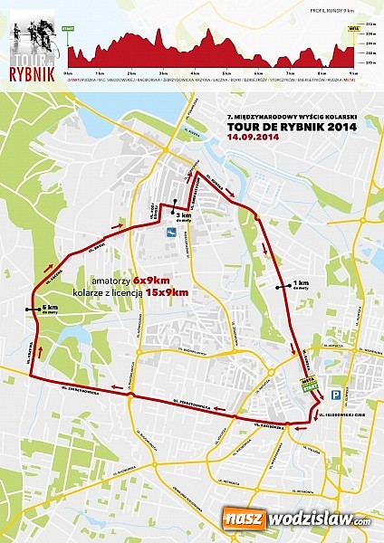 Zdjęcie w galerii na portalu naszwodzislaw.com: Międzynarodowy Wyścig Kolarski - Tour de Rybnik wiadomości z regionu