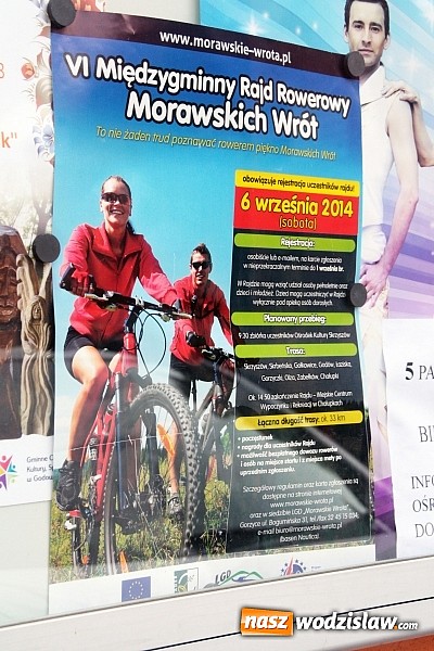 Zdjęcie w galerii na portalu naszwodzislaw.com: Wyruszył VI Międzygminny Rajd Rowerowy Morawskich Wrót wiadomości z regionu