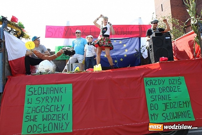 Zdjęcie w galerii na portalu naszwodzislaw.com: Potężny korowód dożynkowy w Lubomi! wiadomości z regionu