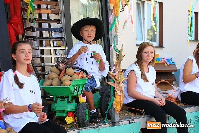 Zdjęcie w galerii na portalu naszwodzislaw.com: Potężny korowód dożynkowy w Lubomi! wiadomości z regionu