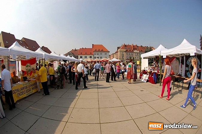 Zdjęcie w galerii na portalu naszwodzislaw.com: Po raz drugi organizacje pozarządowe zaprezentowały się na wodzisławskim rynku wiadomości z regionu