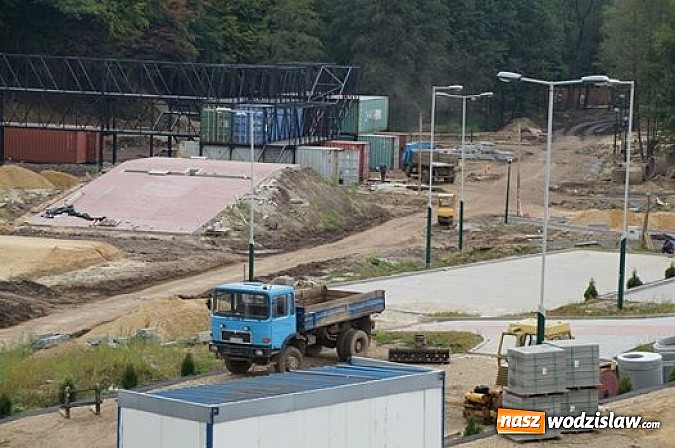 Zdjęcie w galerii na portalu naszwodzislaw.com: Zobacz jak idzie budowa Rodzinnego Parku Rozrywki w Wodzisławiu Śląskim wiadomości z regionu