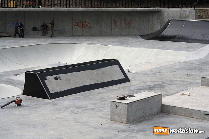 Zdjęcie w galerii na portalu naszwodzislaw.com: Skatepark w Wodzisławiu Śląskim jest już prawie gotowy! wiadomości z regionu