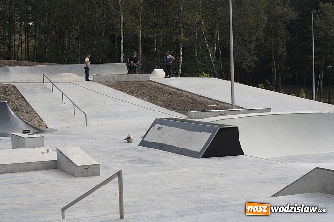 Zdjęcie w galerii na portalu naszwodzislaw.com: Skatepark w Wodzisławiu Śląskim jest już prawie gotowy! wiadomości z regionu