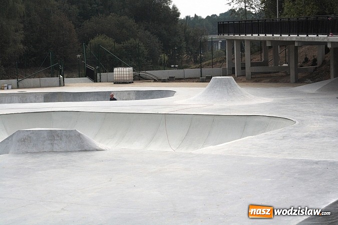 Zdjęcie w galerii na portalu naszwodzislaw.com: Skatepark w Wodzisławiu Śląskim jest już prawie gotowy! wiadomości z regionu