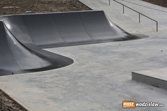 Zdjęcie w galerii na portalu naszwodzislaw.com: Skatepark w Wodzisławiu Śląskim jest już prawie gotowy! wiadomości z regionu