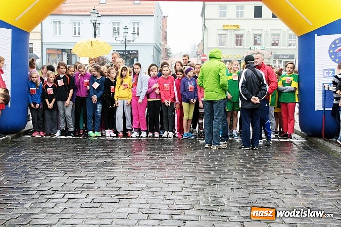 Zdjęcie w galerii na portalu naszwodzislaw.com: Około 300 uczestników stanęło dzisiaj na stracie biegu ulicznego  wiadomości z regionu