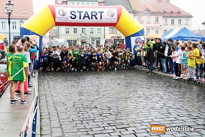 Zdjęcie w galerii na portalu naszwodzislaw.com: Około 300 uczestników stanęło dzisiaj na stracie biegu ulicznego  wiadomości z regionu