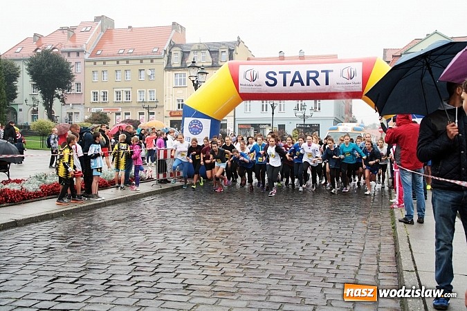 Zdjęcie w galerii na portalu naszwodzislaw.com: Około 300 uczestników stanęło dzisiaj na stracie biegu ulicznego  wiadomości z regionu
