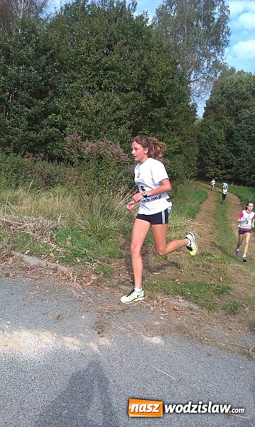 Zdjęcie w galerii na portalu naszwodzislaw.com: Uczniowie z Gimnazjum nr 3 Mistrzostwa Sportowego biegali w Marklowicach wiadomości z regionu