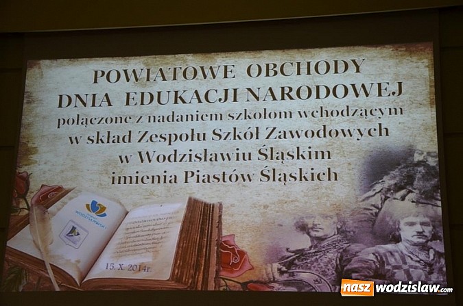 Zdjęcie w galerii na portalu naszwodzislaw.com: Zesp&oacute;ł Szk&oacute;ł Zawodowych w Wodzisławiu Śląskim ma nowego patrona wiadomości z regionu