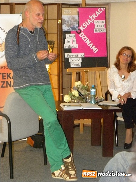 Zdjęcie w galerii na portalu naszwodzislaw.com: Jacek Hugo-Bader odwiedził Wodzisław wiadomości z regionu