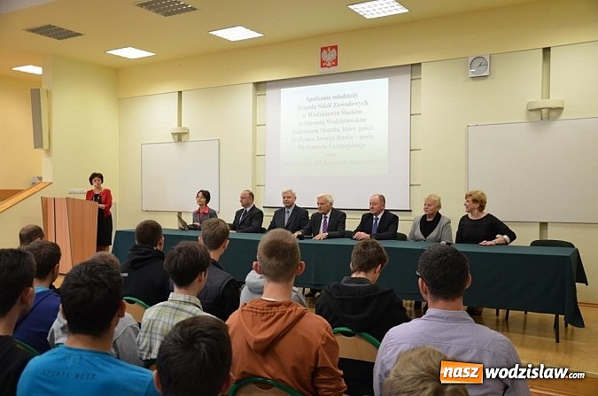 Zdjęcie w galerii na portalu naszwodzislaw.com: Jerzy Buzek odwiedził Wodzisław Śląski   wiadomości z regionu
