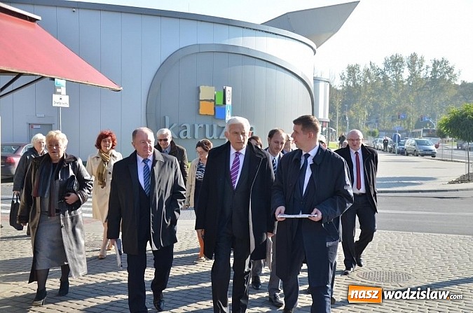 Zdjęcie w galerii na portalu naszwodzislaw.com: Jerzy Buzek odwiedził Wodzisław Śląski   wiadomości z regionu