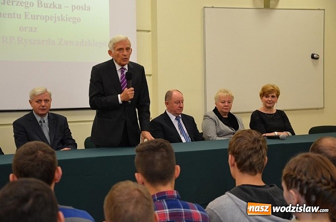 Zdjęcie w galerii na portalu naszwodzislaw.com: Jerzy Buzek odwiedził Wodzisław Śląski   wiadomości z regionu