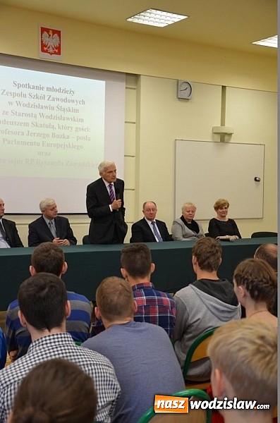 Zdjęcie w galerii na portalu naszwodzislaw.com: Jerzy Buzek odwiedził Wodzisław Śląski   wiadomości z regionu