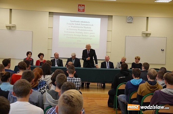 Zdjęcie w galerii na portalu naszwodzislaw.com: Jerzy Buzek odwiedził Wodzisław Śląski   wiadomości z regionu