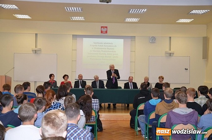 Zdjęcie w galerii na portalu naszwodzislaw.com: Jerzy Buzek odwiedził Wodzisław Śląski   wiadomości z regionu