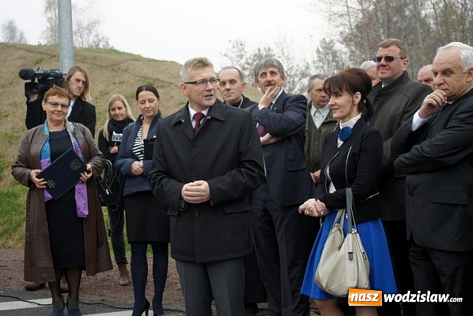 Zdjęcie w galerii na portalu naszwodzislaw.com: Odcinek Drogi Gł&oacute;wnej Południowej został uroczyście otwarty wiadomości z regionu