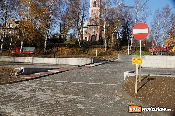 Zdjęcie w galerii na portalu naszwodzislaw.com: Nowy parking w Zawadzie. 47 miejsc postojowych zostanie oddanych do użytku wiadomości z regionu