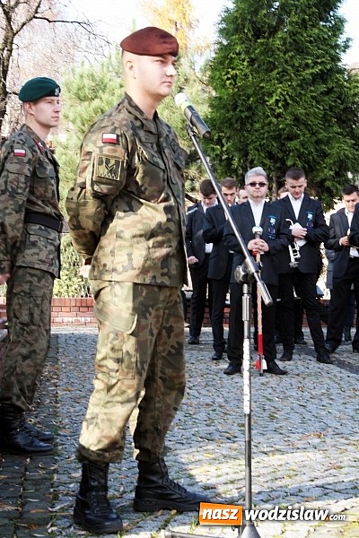 Zdjęcie w galerii na portalu naszwodzislaw.com: Uroczyste obchody Święta Niepodległości w Wodzisławiu wiadomości z regionu